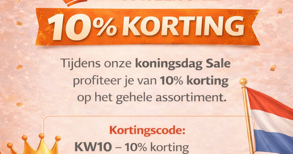 KINGSWEEK SALE 10% korting.