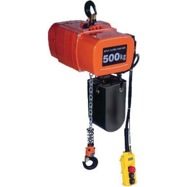 Hitachi Elektrische kettingtakels 220 volt 250 kg.