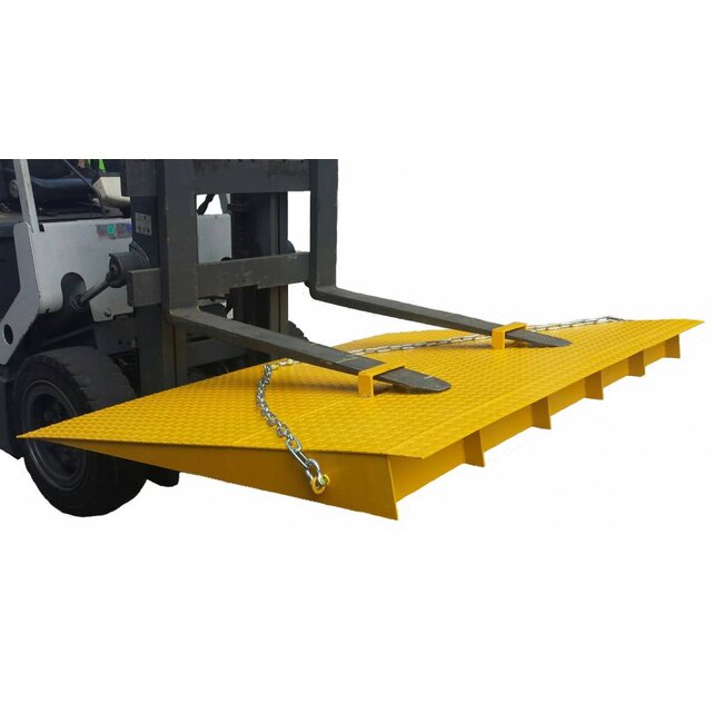 HijsenenZo Oprijplaat container