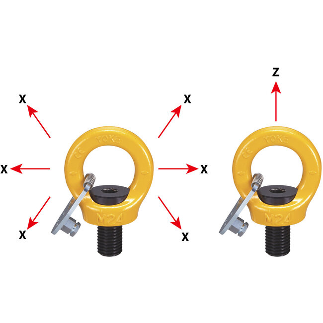 Yoke Draaibare Oogbout Grade 100