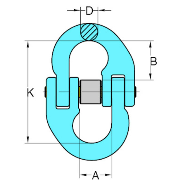 Yoke verbindingsschalm Grade 100