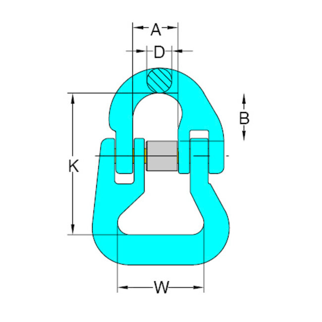 Yoke textielverbindingsschalm Grade 100