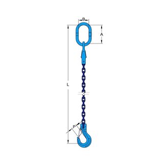 Yoke Kettingleng 2500 kg Grade 100