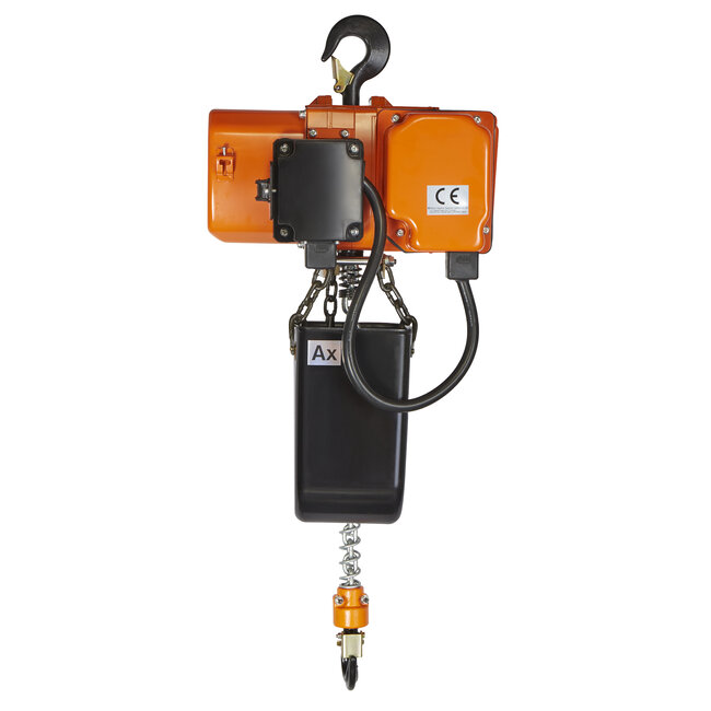 Hitachi elektrische kettingtakels 400 volt 500 kg.