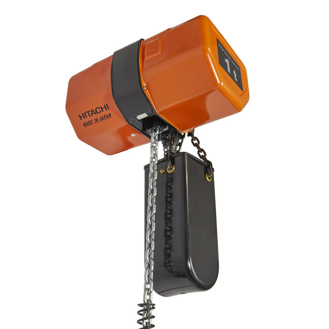Hitachi elektrische kettingtakels 400 volt 1000 kg.