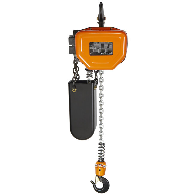 Hitachi elektrische kettingtakels 400 volt 1000 kg.