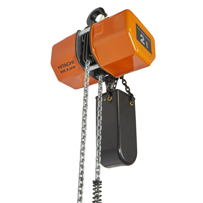 Hitachi elektrische kettingtakels 400 volt 2000 kg.