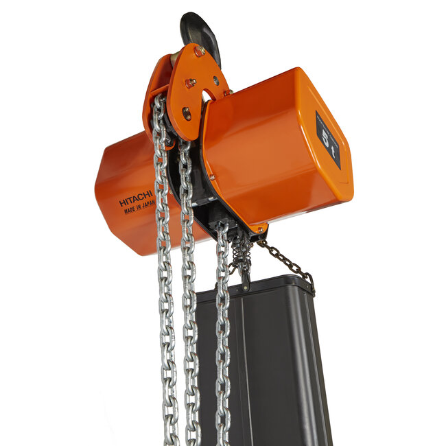 Hitachi Elektrische kettingtakels 400 volt 5000 kg.