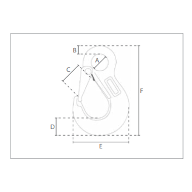 Delta Ooghaak met klep - Grade 80