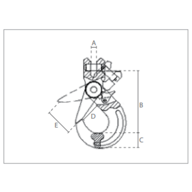 Delta Veiligheids gaffelhaken - Grade 80