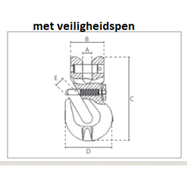Delta Gaffel inkorthaken