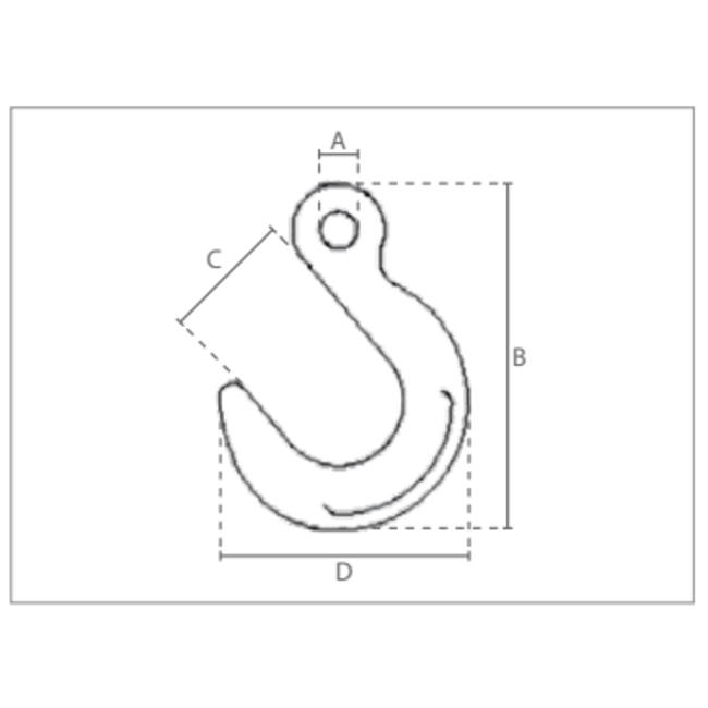 Delta Oog gieterijhaak