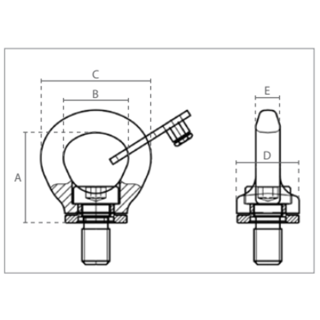Delta Draaibare oogbouten