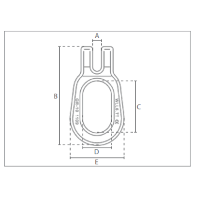 Delta Containerhaken - Grade100