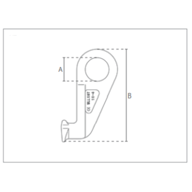 Delta Zee containerhaken - Grade100