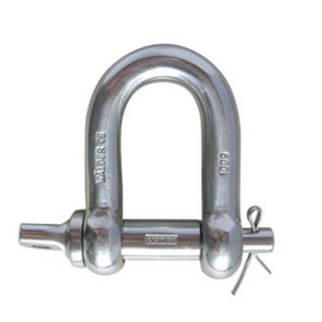 Cromox D-Sluiting met moerbout RVS