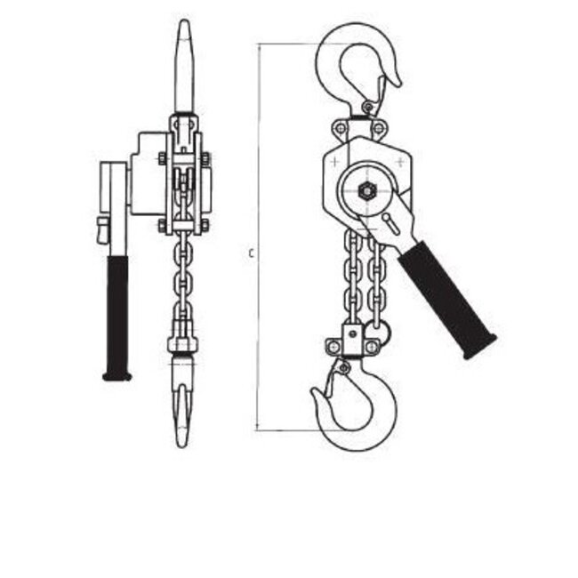 Liftikus Rateltakels - Silverline type LS