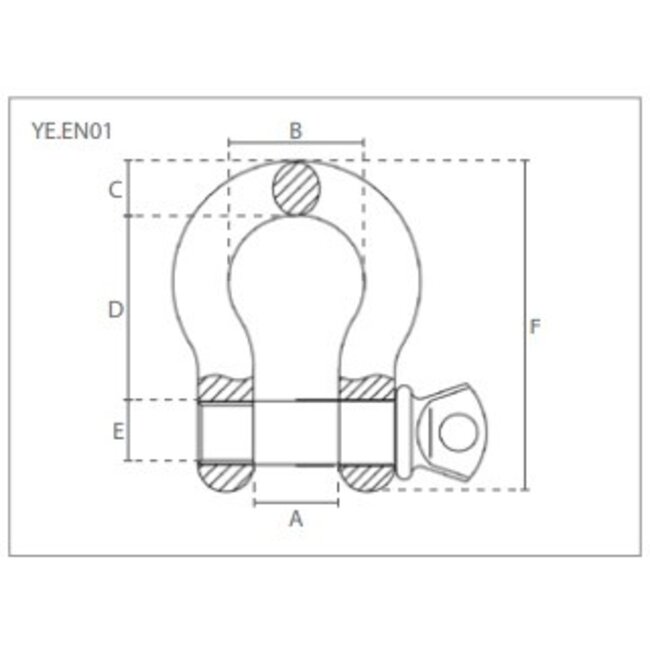 Delta Harpsluiting met borstbout