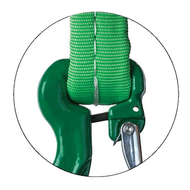 Delta Haken voor hijsbanden en rondstroppen Grade100