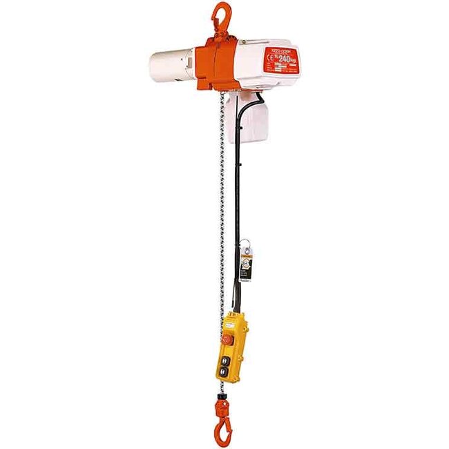 KITO EDST elektrische kettingtakel; 230V-1f; 2 hijssnelheden