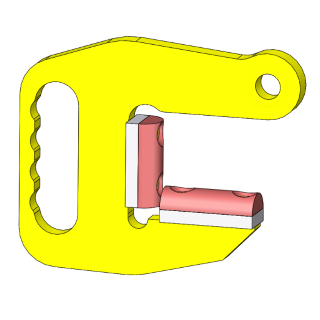 Topal F hijshaak voor pijpsecties