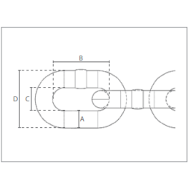 Delta Lock Kortschalm Hijsketting Grade80