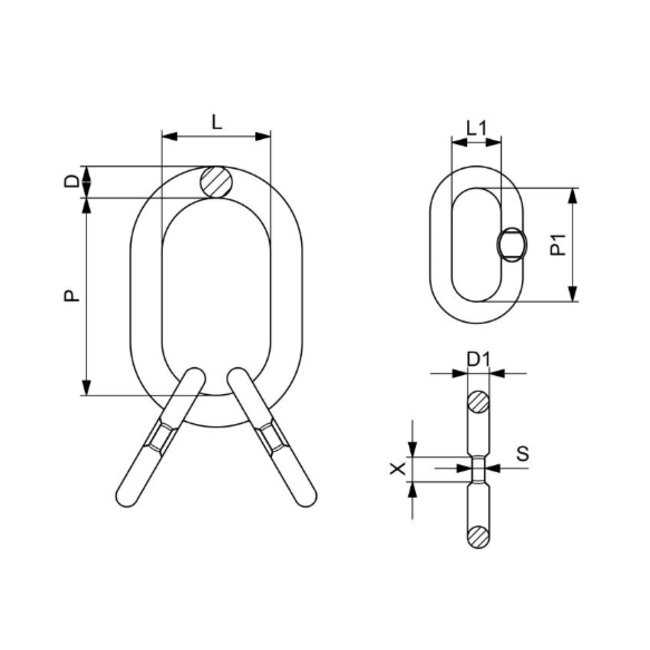Cartec topschalm voor 3 & 4 sprongen Grade 80