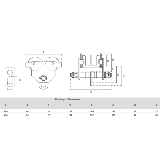 Delta Duwloopkat RVS (INOX)
