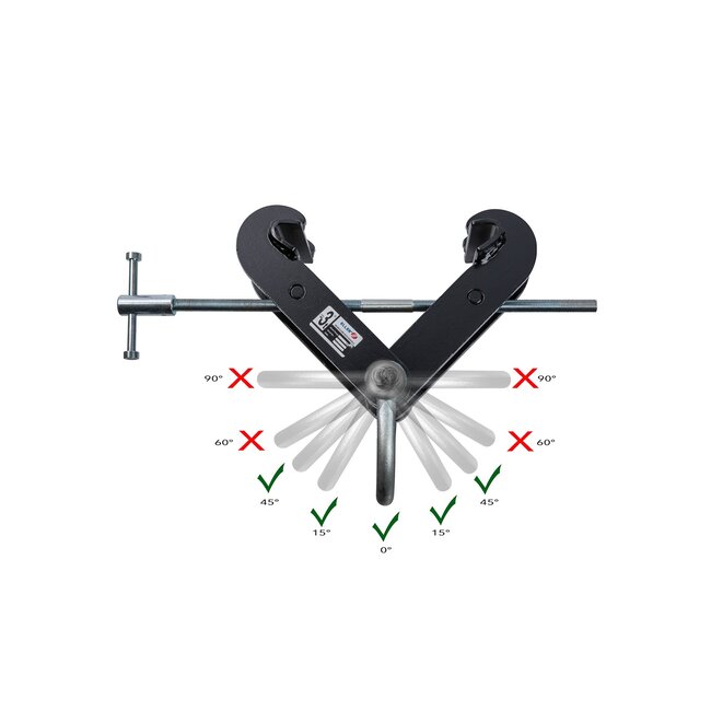 ELLER Balkenklem met harpsluiting