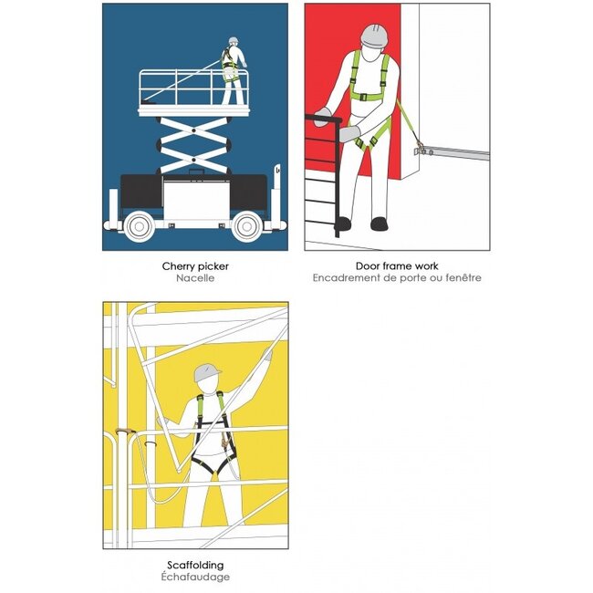 Kratos MUNE 3 - 2-punts valbeveiligingsharnas