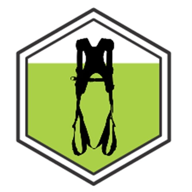 Kratos AKROS 1 - 2-punts valbeveiligingsharnas met automatische gespen