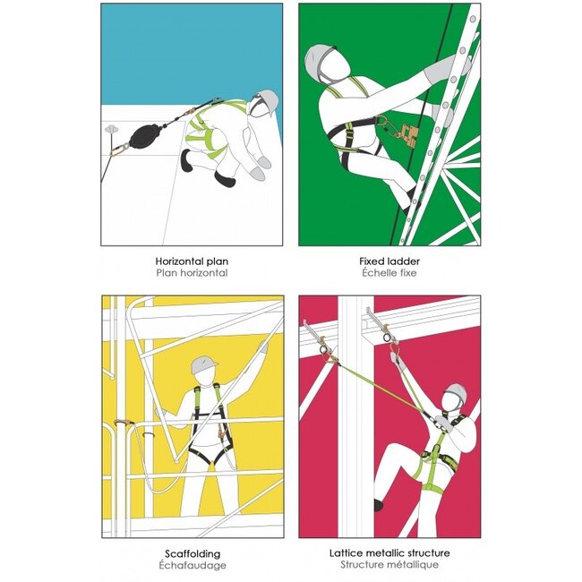 Kratos HOPE - Web sling, groot met energieabsorber en connectoren