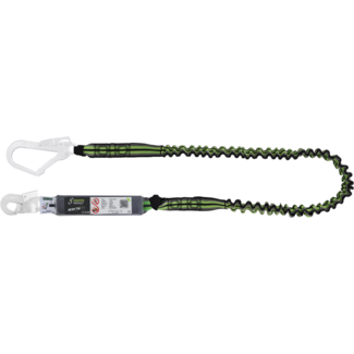 Kratos HOPE - Elastische lanyard met energieabsorber - met aansluitingen Kratos HOPE - Elastische lanyard met energieabsorber - met aansluitingen