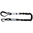 Kratos GRAVITY-S - Uitbreidbare lanyard van 2 m. met in de lanyard geïntegreerde energieabsorber