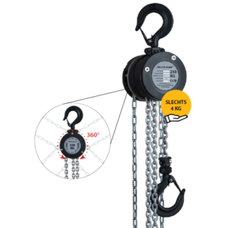 Delta Handktakel 360º Aluminium