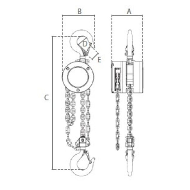 Delta Handtakel 360º Aluminium