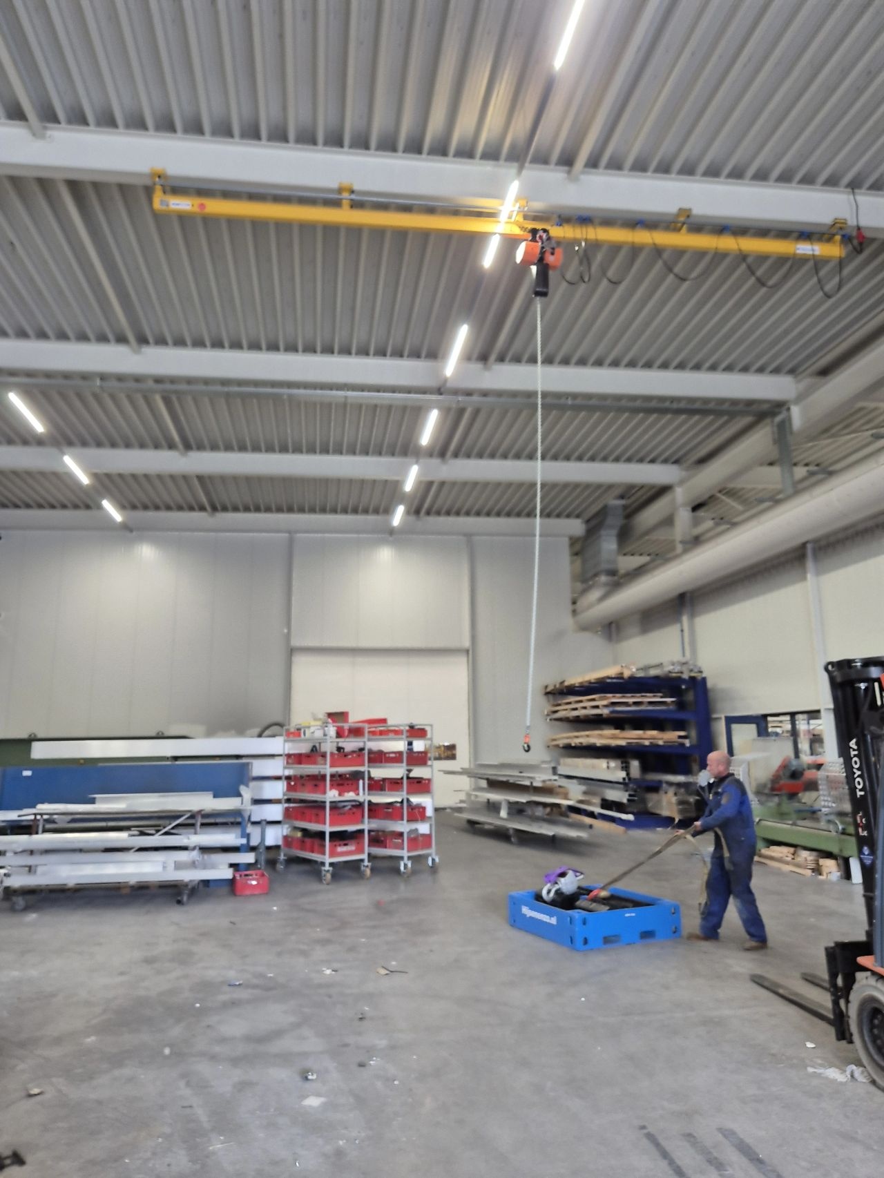 Liftsmart kraansystemen: kolomzwenkkranen en monorail