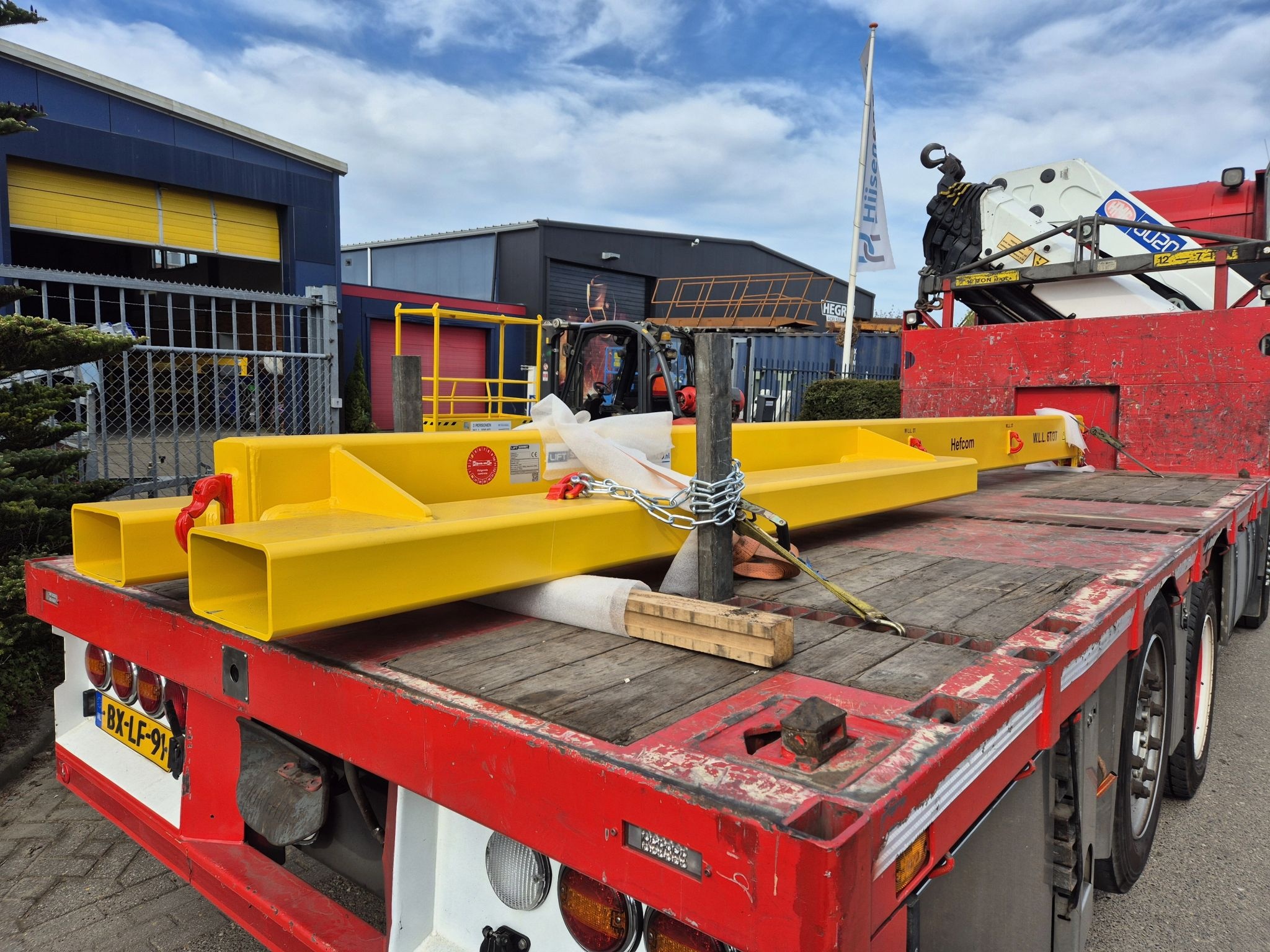 Uitschuifbare Liftsmart heftruckjib