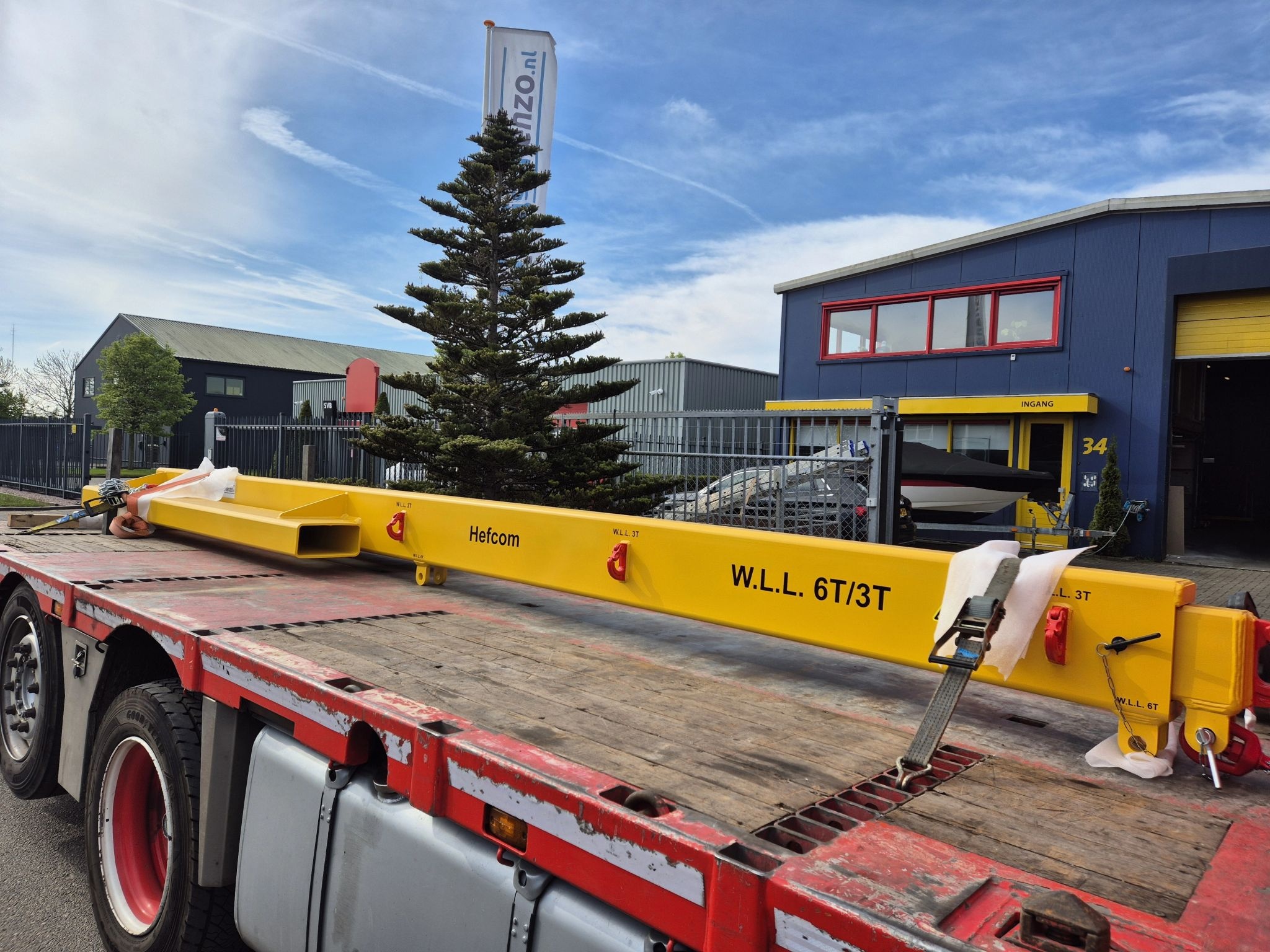 Uitschuifbare Liftsmart heftruckjib