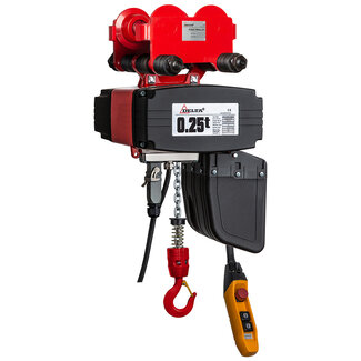 Delta Premium elektrische kettingtakel met duwloopkat (DH DMY) - 230V