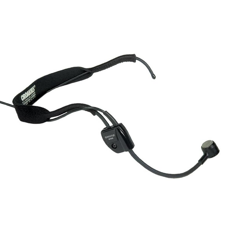 Shure WH20XLR Dynamische headset XLR male zwart WH20XLR Dynamische headset XLR male zwart
