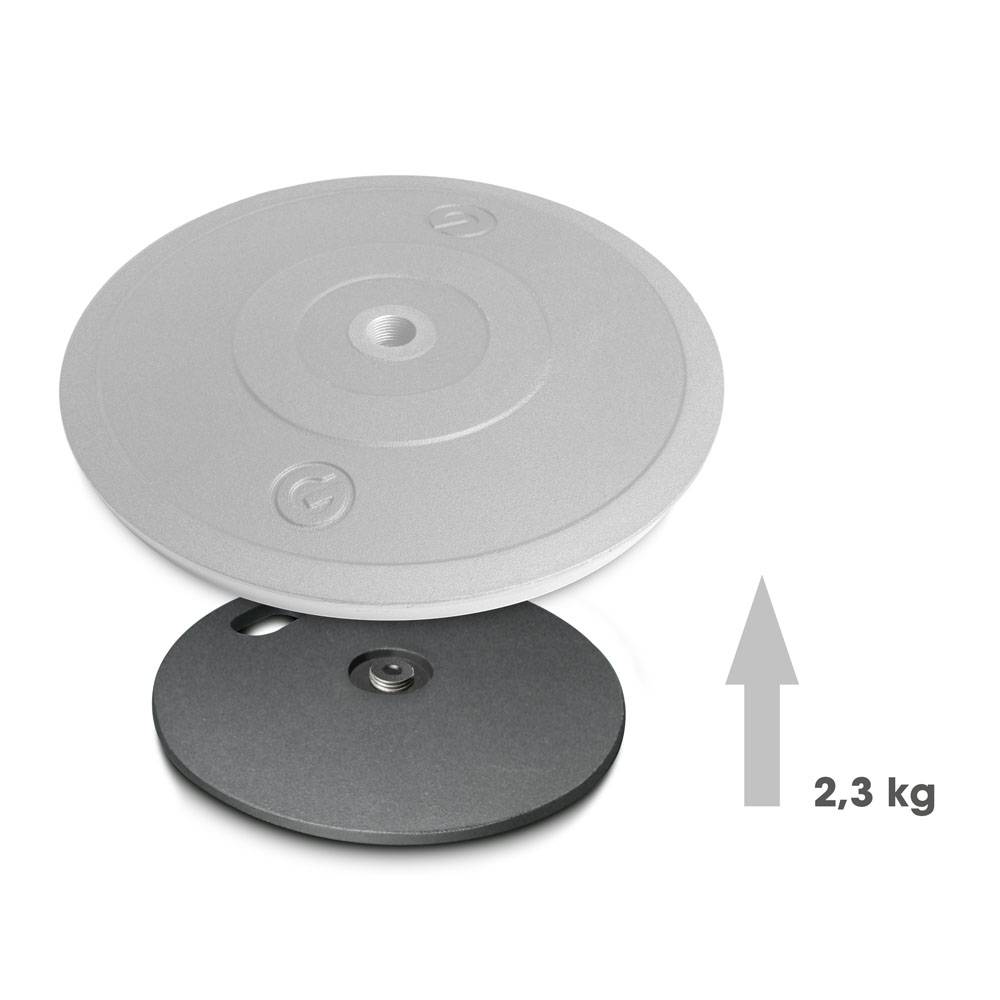 Gravity MS2WP Verzwaarde plaat voor microfoonvoet afbeelding