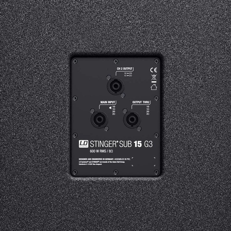 LD Systems Stinger Sub 15 G3 passieve PA subwoofer Stinger Sub 15 G3 passieve PA subwoofer