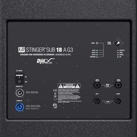 LD Systems Stinger Sub 18A G3 actieve PA subwoofer Stinger Sub 18A G3 actieve PA subwoofer