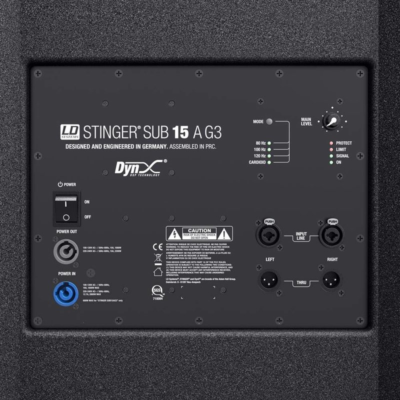 Stinger Sub 15A G3 actieve PA subwoofer