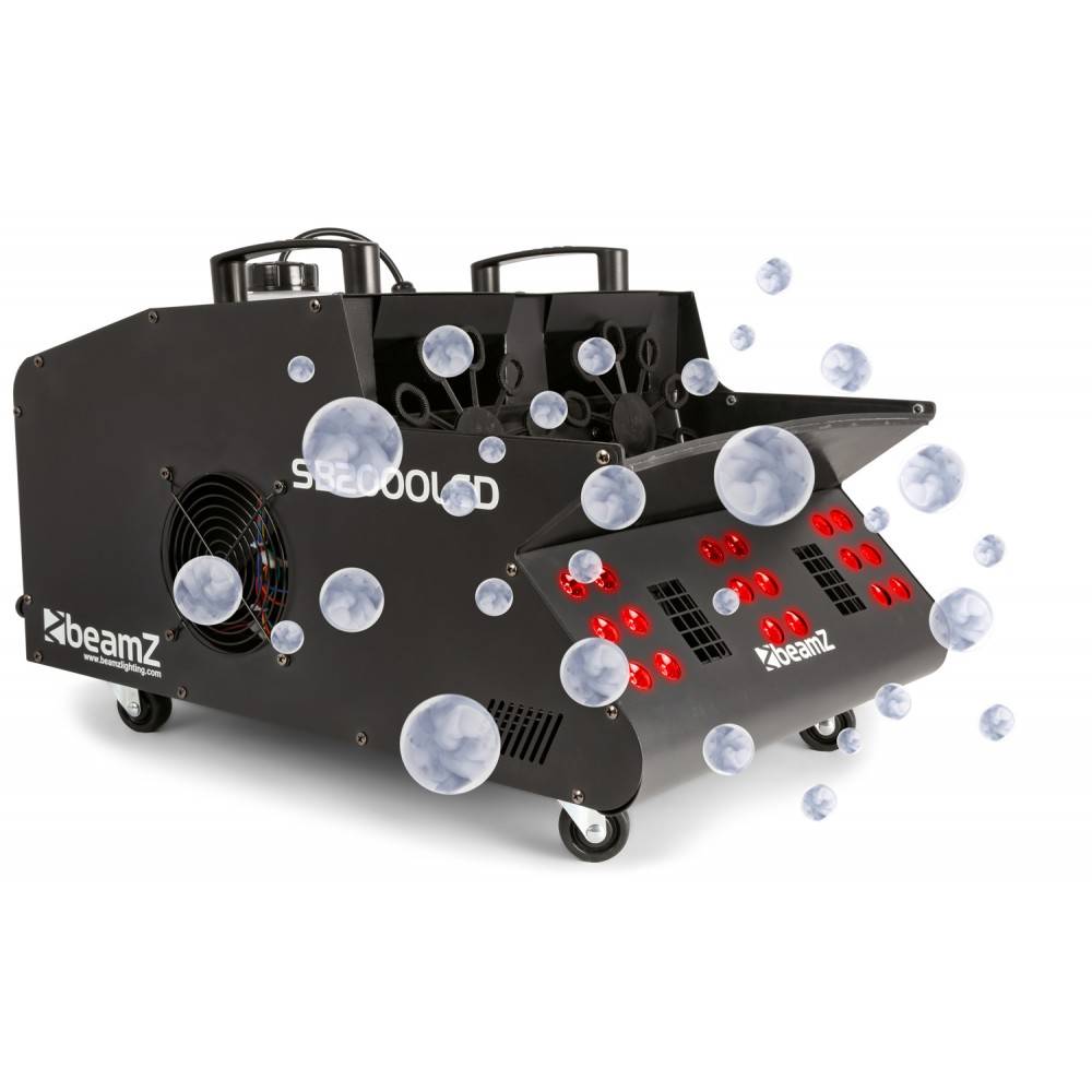 BeamZ SB2000LED rook- en bellenblaasmachine met LEDs afbeelding