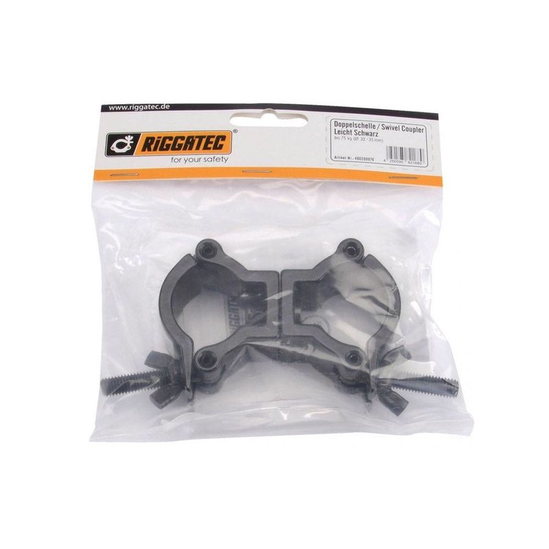 Swivel Coupler Smal zwart 32-35mm
