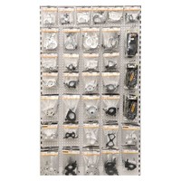 Vleugelmoer zilver M12 draad