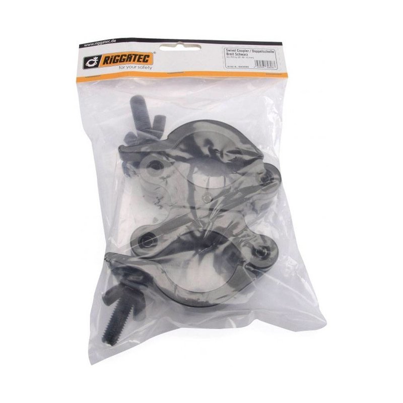 Swivel Coupler Heavy zwart 48-51mm