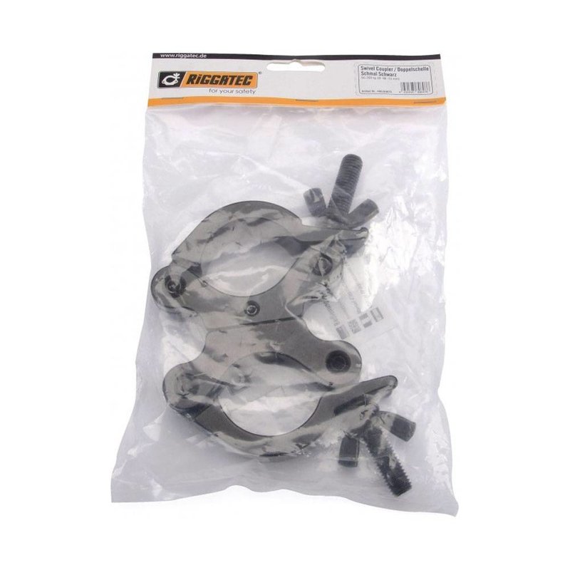 Swivel Coupler Slim zwart 48-51mm